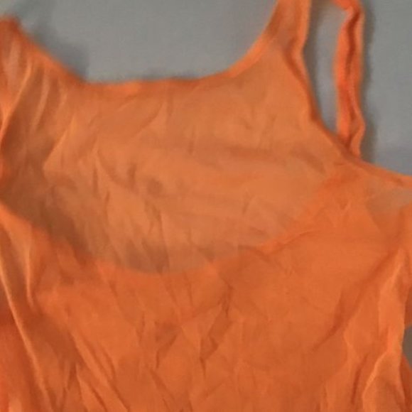 Anne Cole Collection Shear Neon Orange Size 12 - Picture 2 of 5